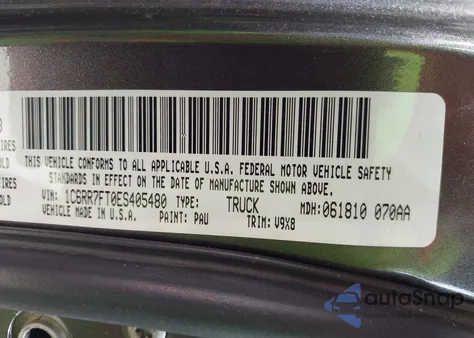 2014 Ram 1500 Express from USA, damaged, VIN 1C6RR7FT0ES405480